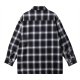 American Style Plaid Shirt Patch Pocket Lapel